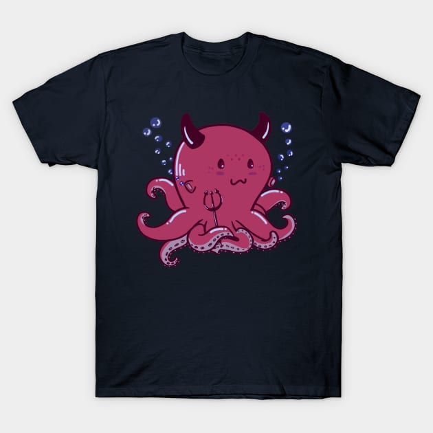 Cute Octopus T-Shirt by DEMON LIMBS